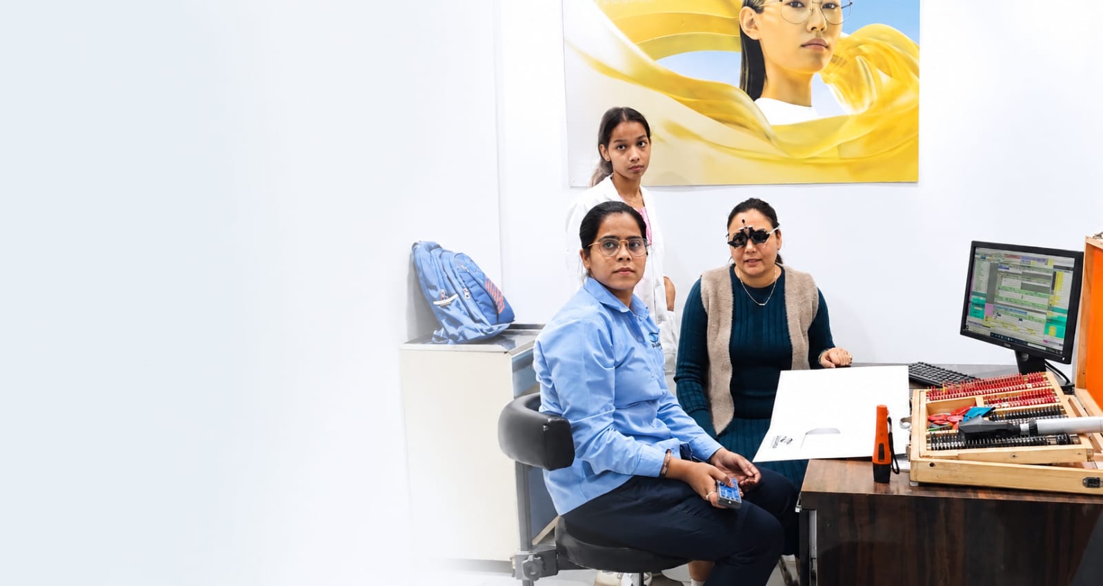 Vision & Refraction Testing at Jagdamba Eye Hospital Bhiwadi
